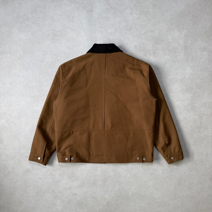 FIREMAN JACKET CANVAS - BROWN