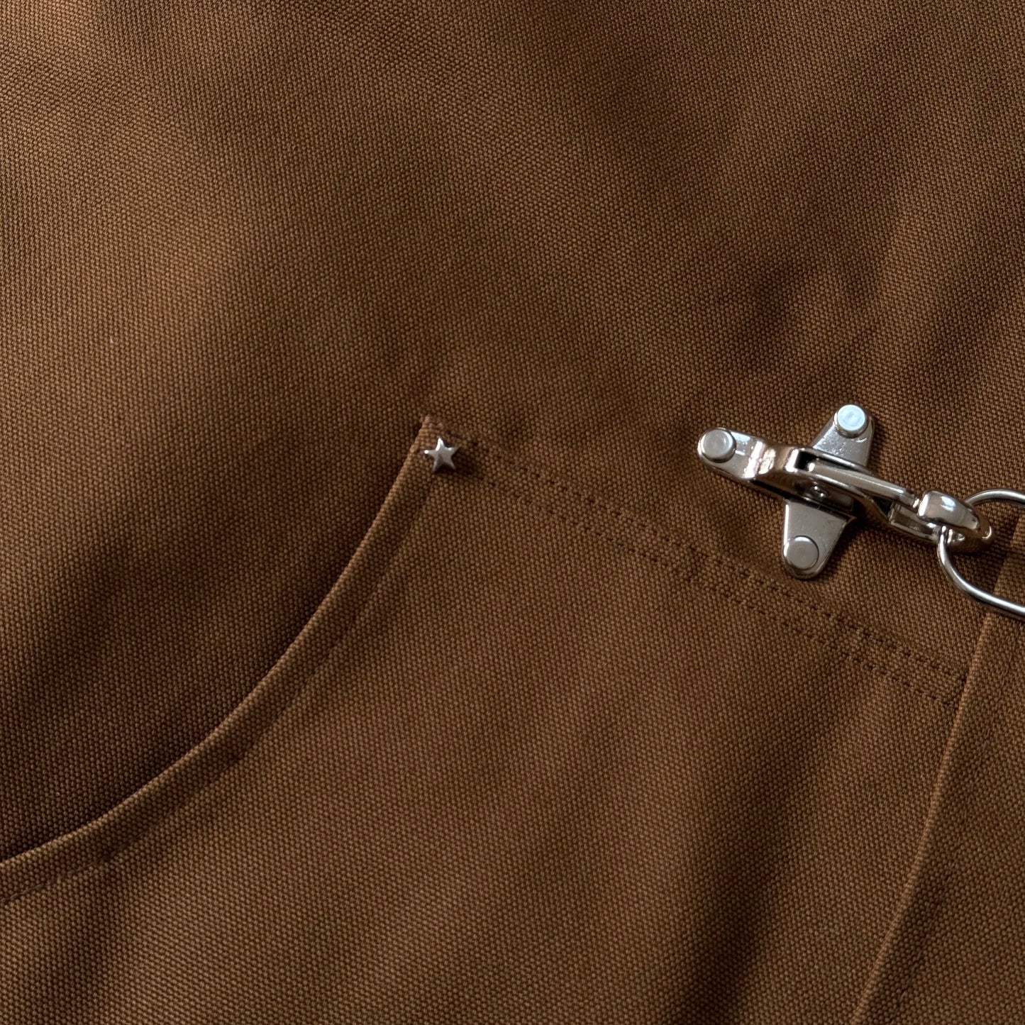 FIREMAN JACKET CANVAS - BROWN