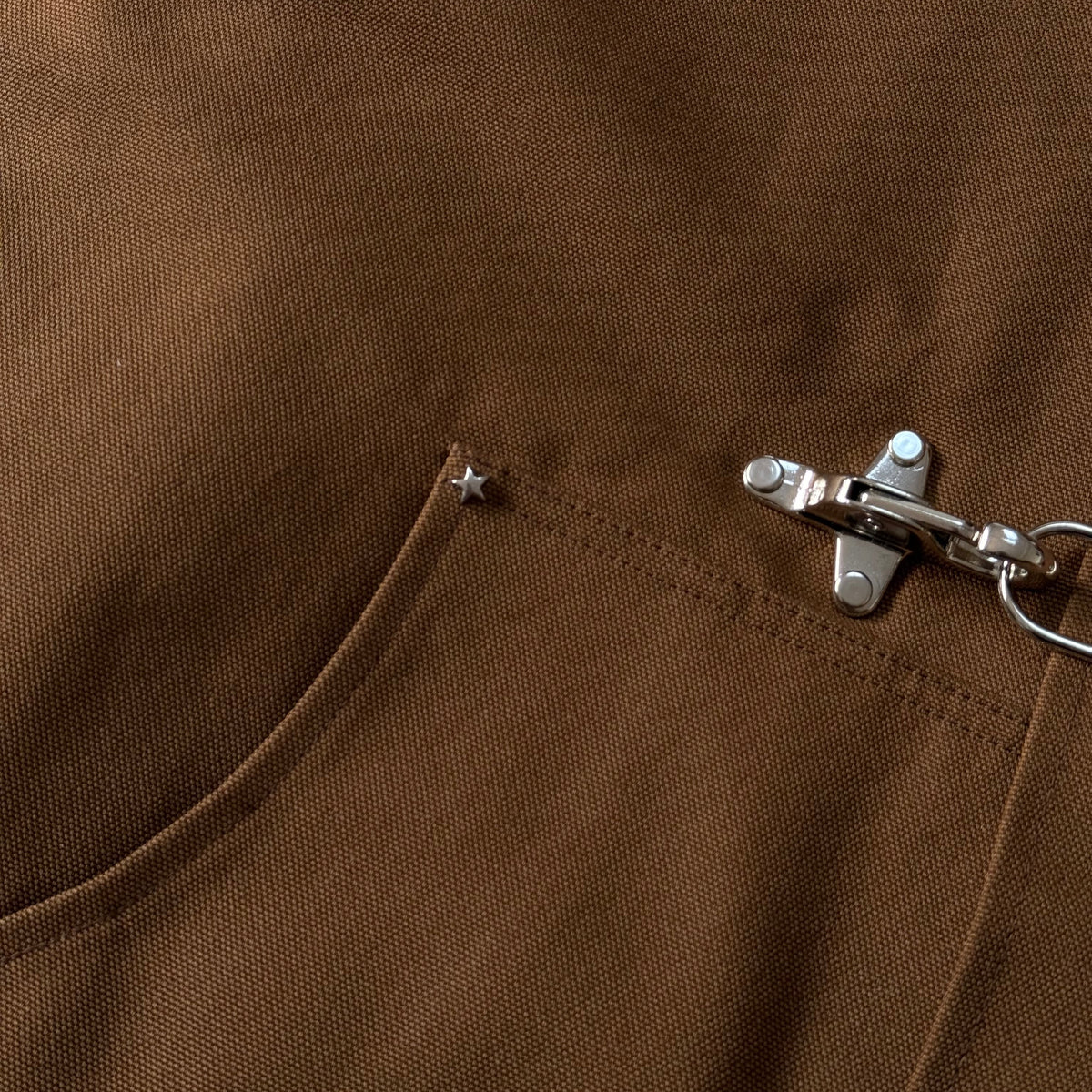 FIREMAN JACKET CANVAS - BROWN