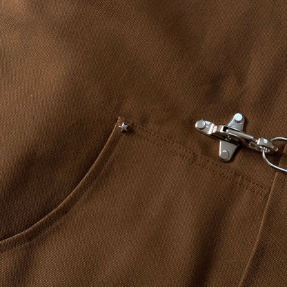 FIREMAN JACKET CANVAS - BROWN