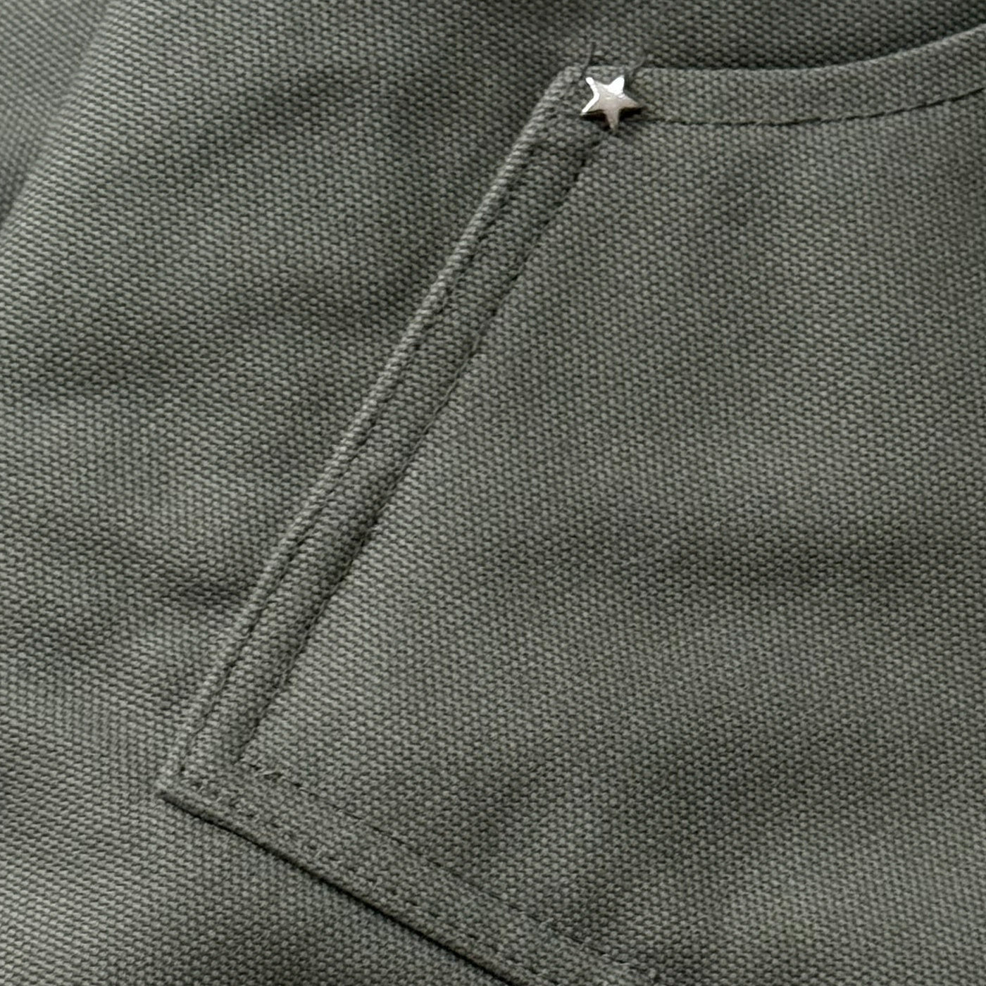 FIREMAN JACKET CANVAS - GREEN OLIVE