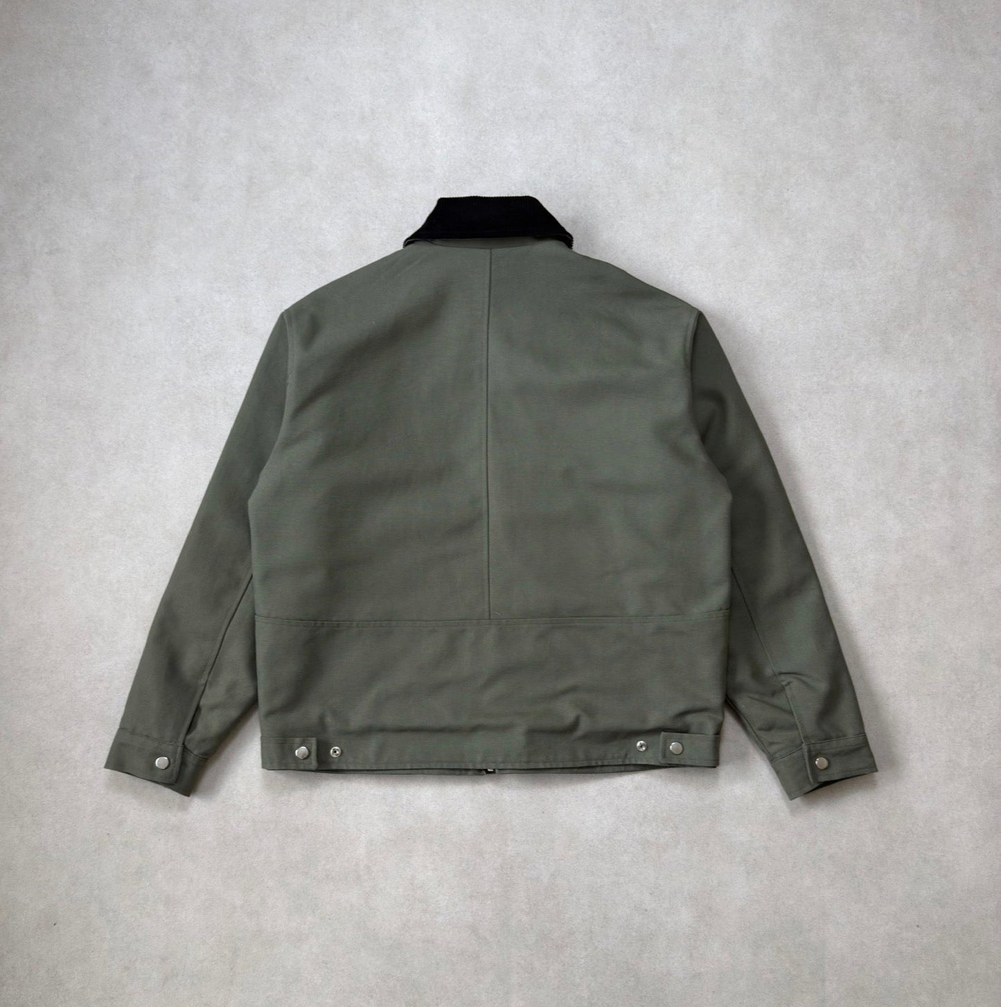 FIREMAN JACKET CANVAS - GREEN OLIVE
